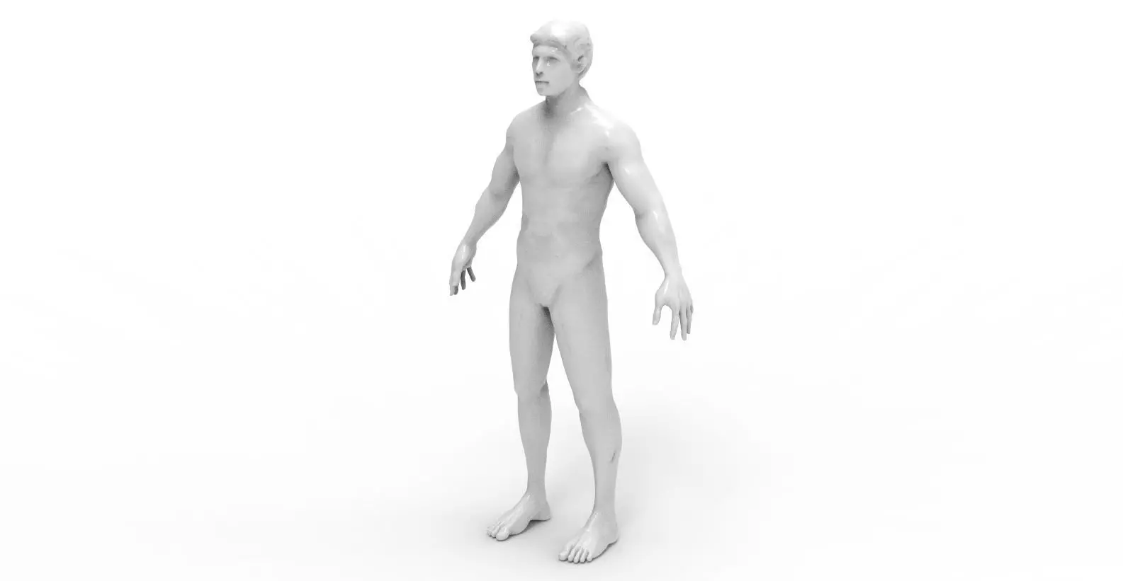 Character Man M1 3D model_0
