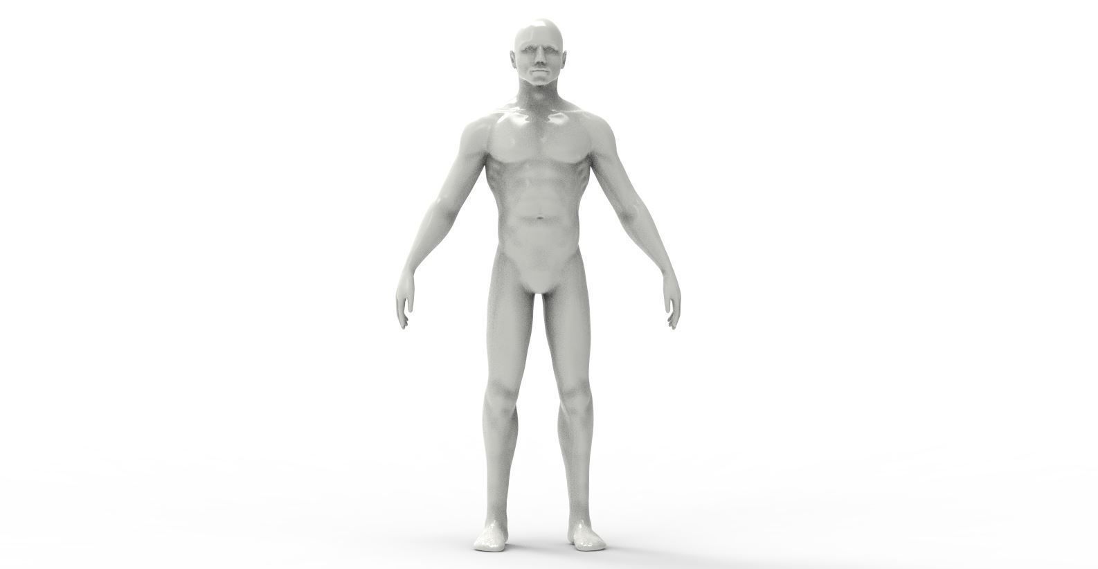 Character Man M2 3D model_1