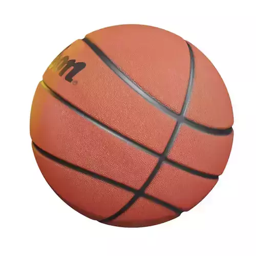 Wilson Basketball Low-poly 3D model