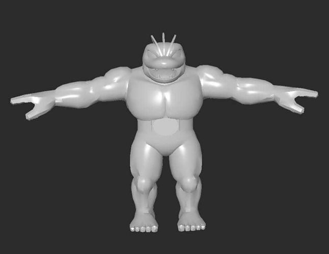 MakeIT Pokemon Machoke 3D model