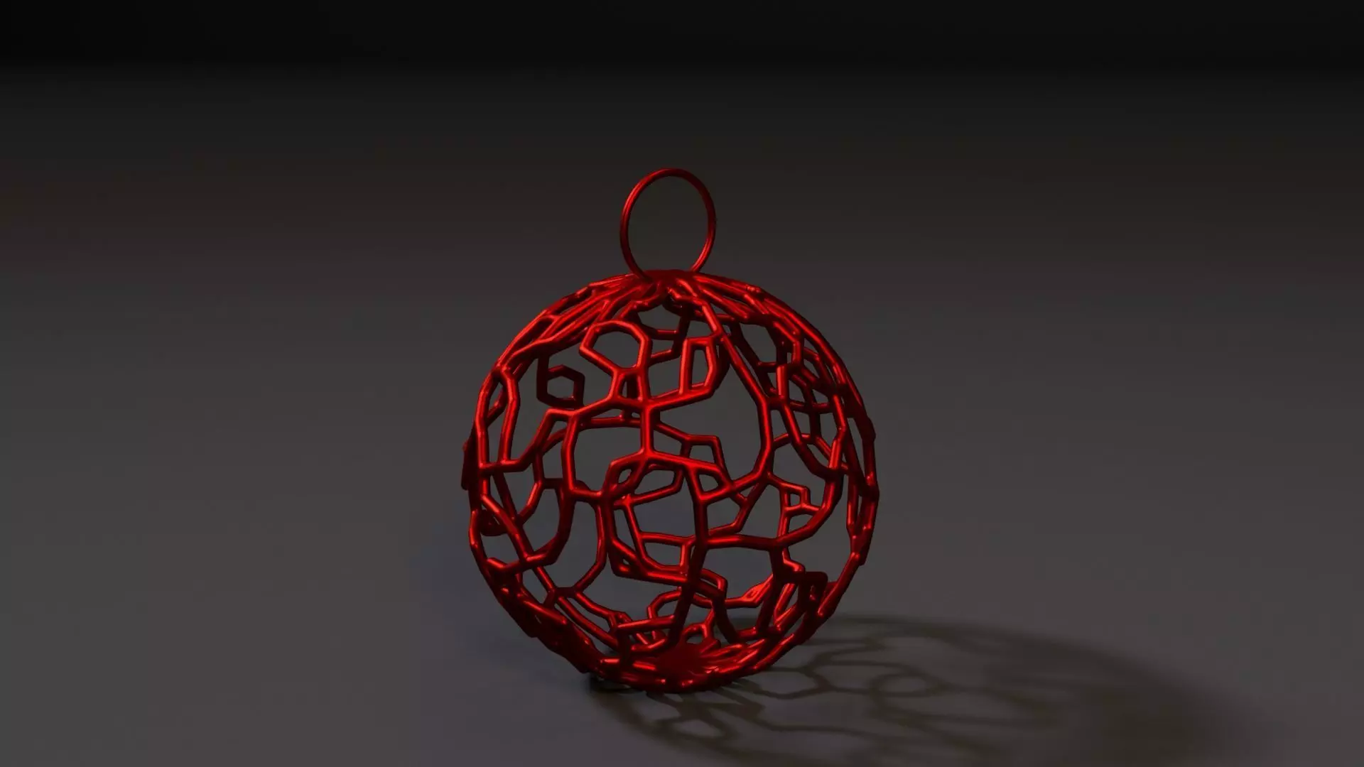 Christmas ball Christmas decoration 3D print model_0