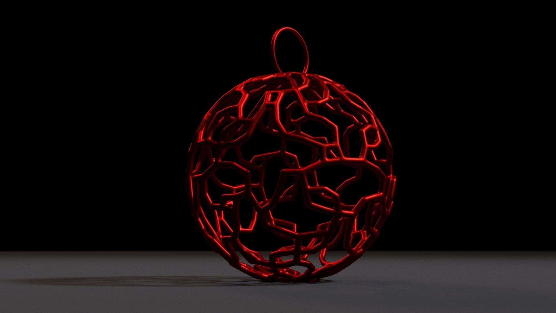 Christmas ball Christmas decoration 3D print model_4