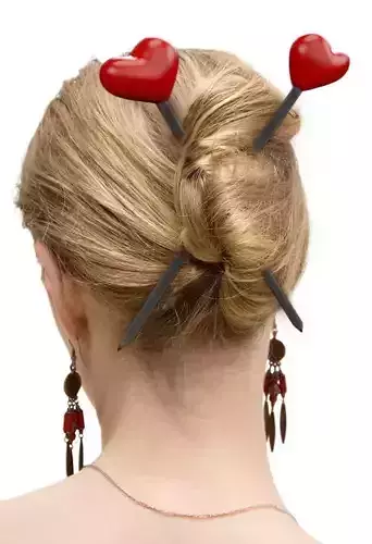 Love Hair Stick 3D print model