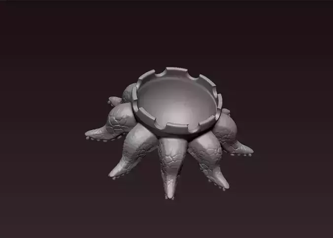 octopus legs ashtray cup