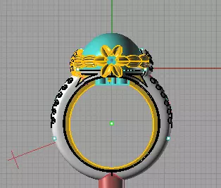 Bague opaline -CG39 3D print model_0