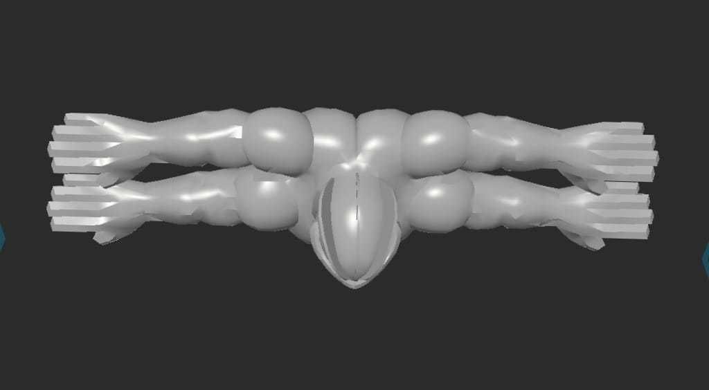 MakeIT Pokemon Machamp 3D model_4