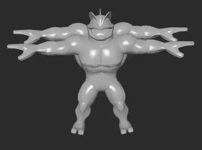 MakeIT Pokemon Machamp 3D model