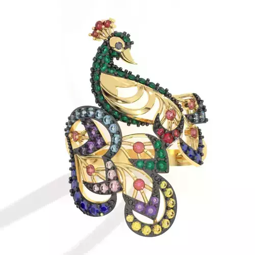 PEACOCK colorful ring