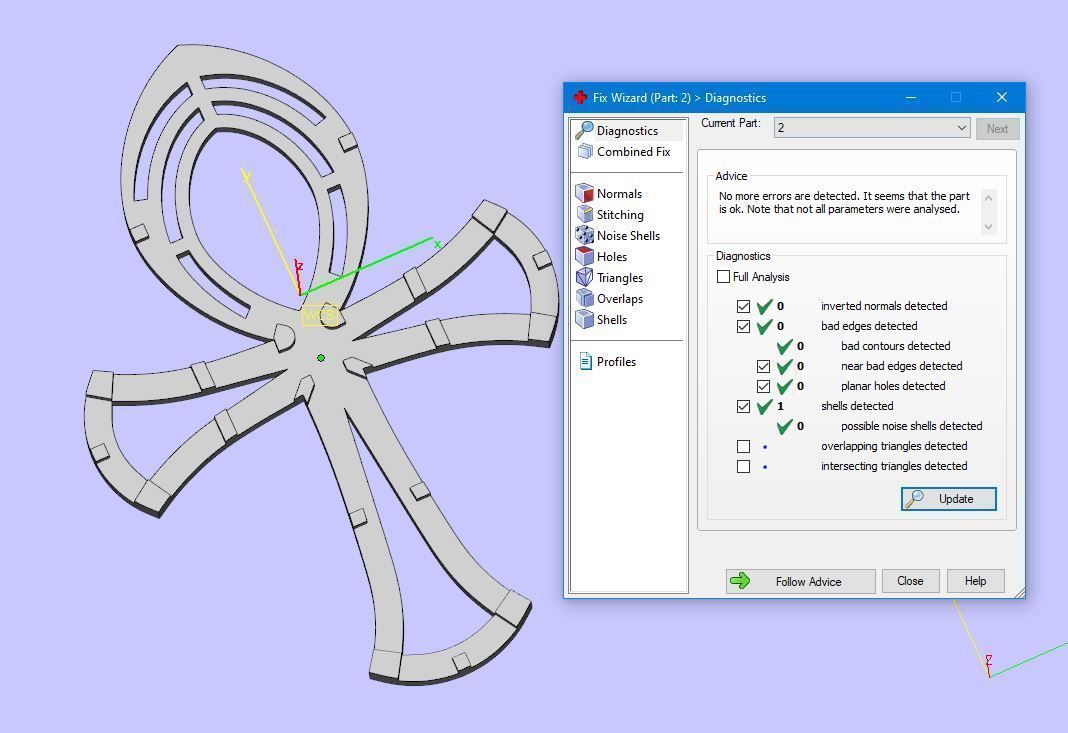 Egyptian Ankh Key of Life n - 240 3D print model_13