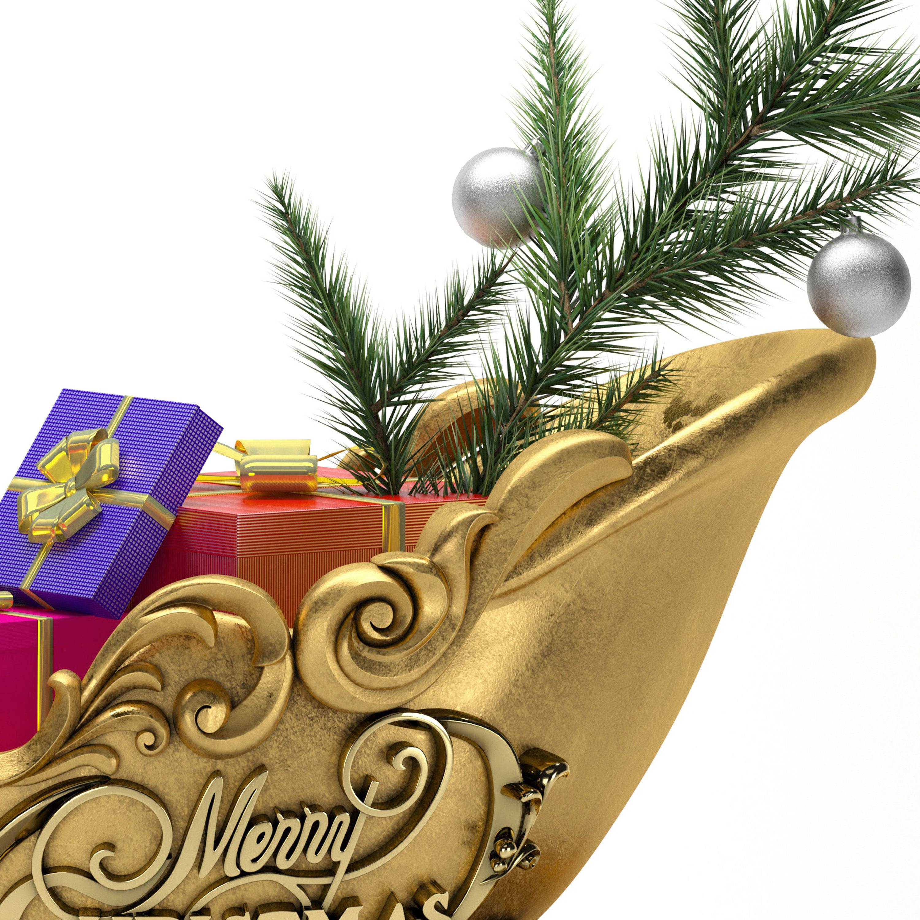 Christmas decor  3D model_3