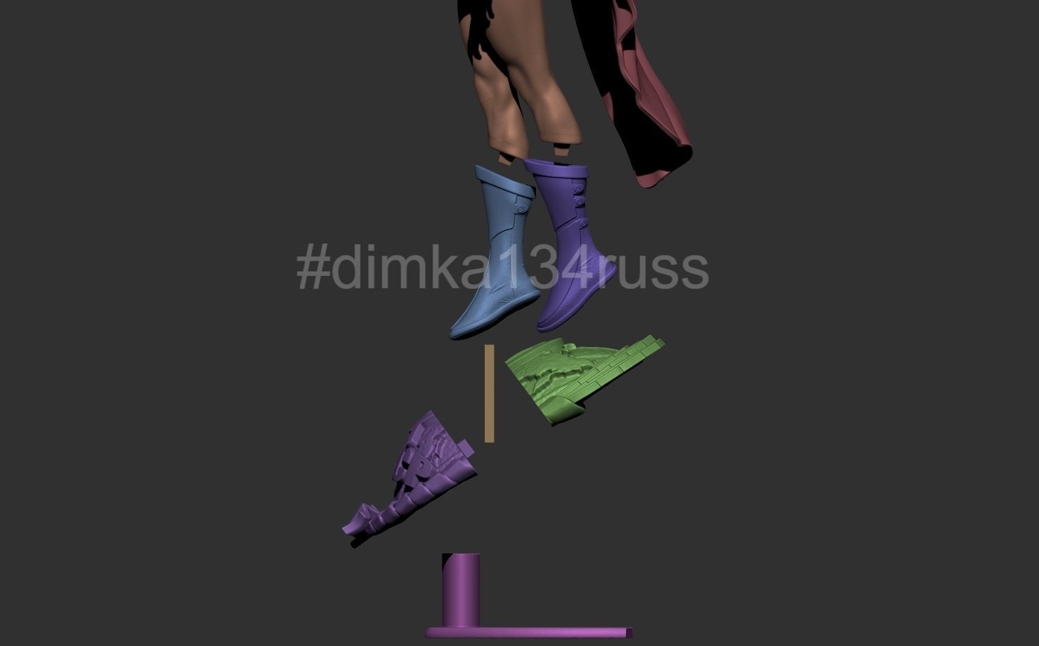 Supergirl  3D print model_4