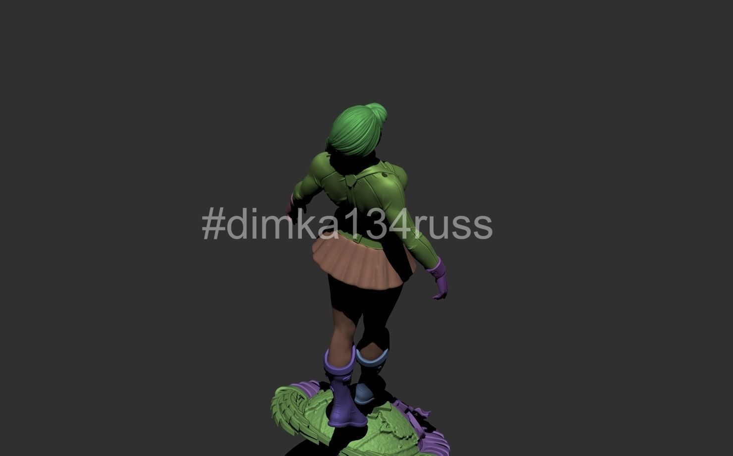 Supergirl  3D print model_20