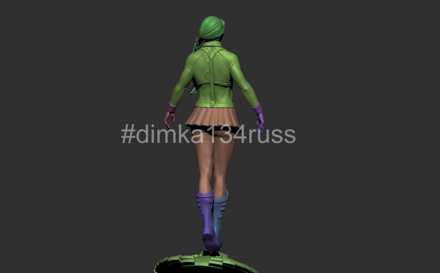 Supergirl  3D print model_14