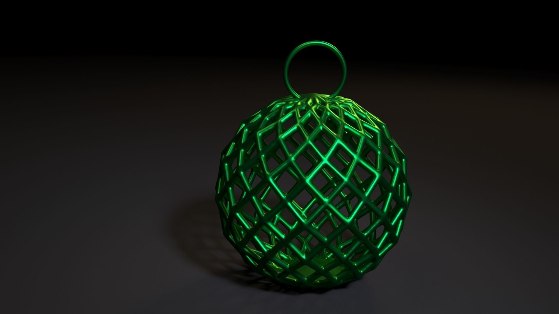 Christmas ball Christmas decoration 3D print model_3