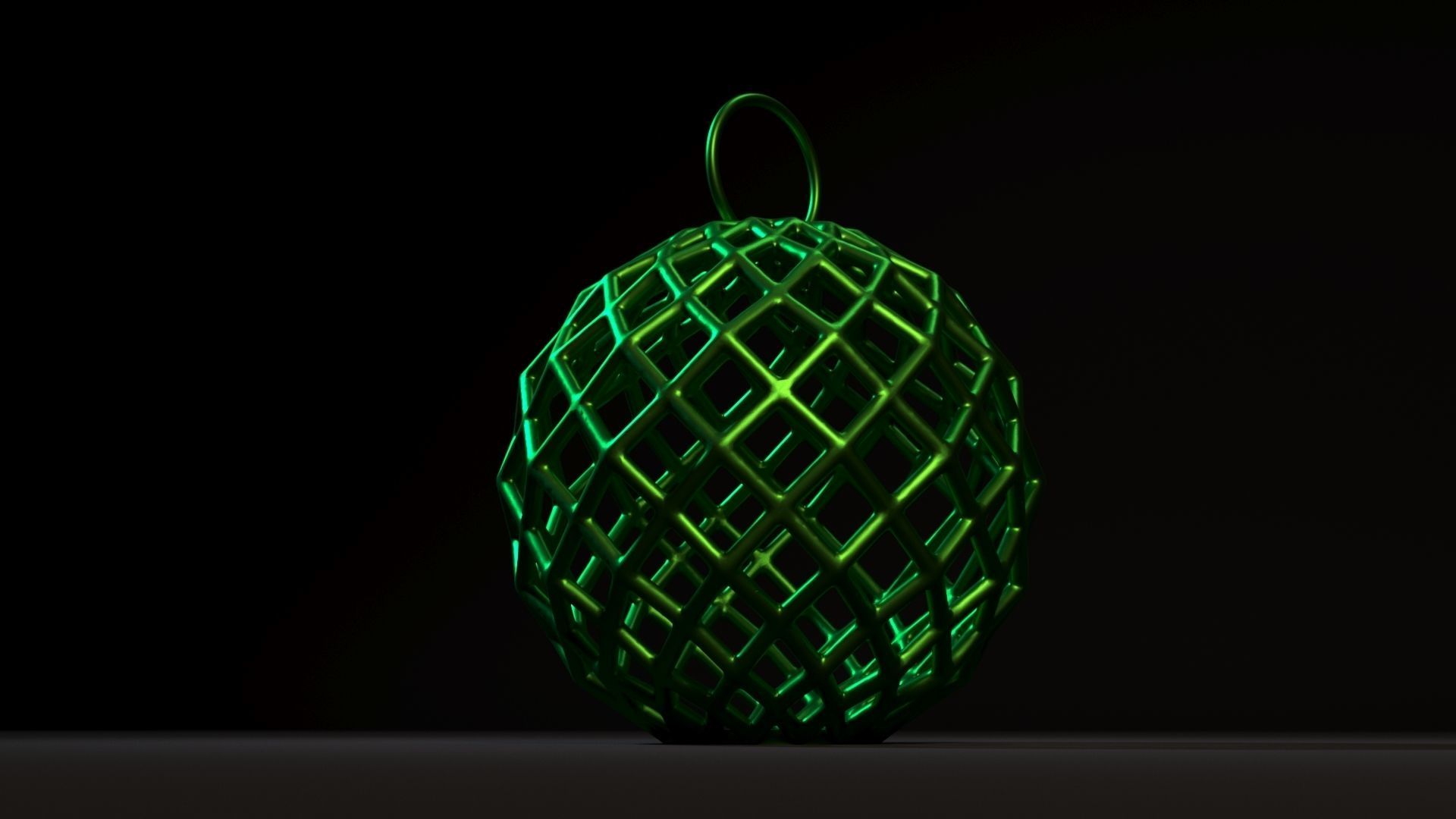 Christmas ball Christmas decoration 3D print model_5