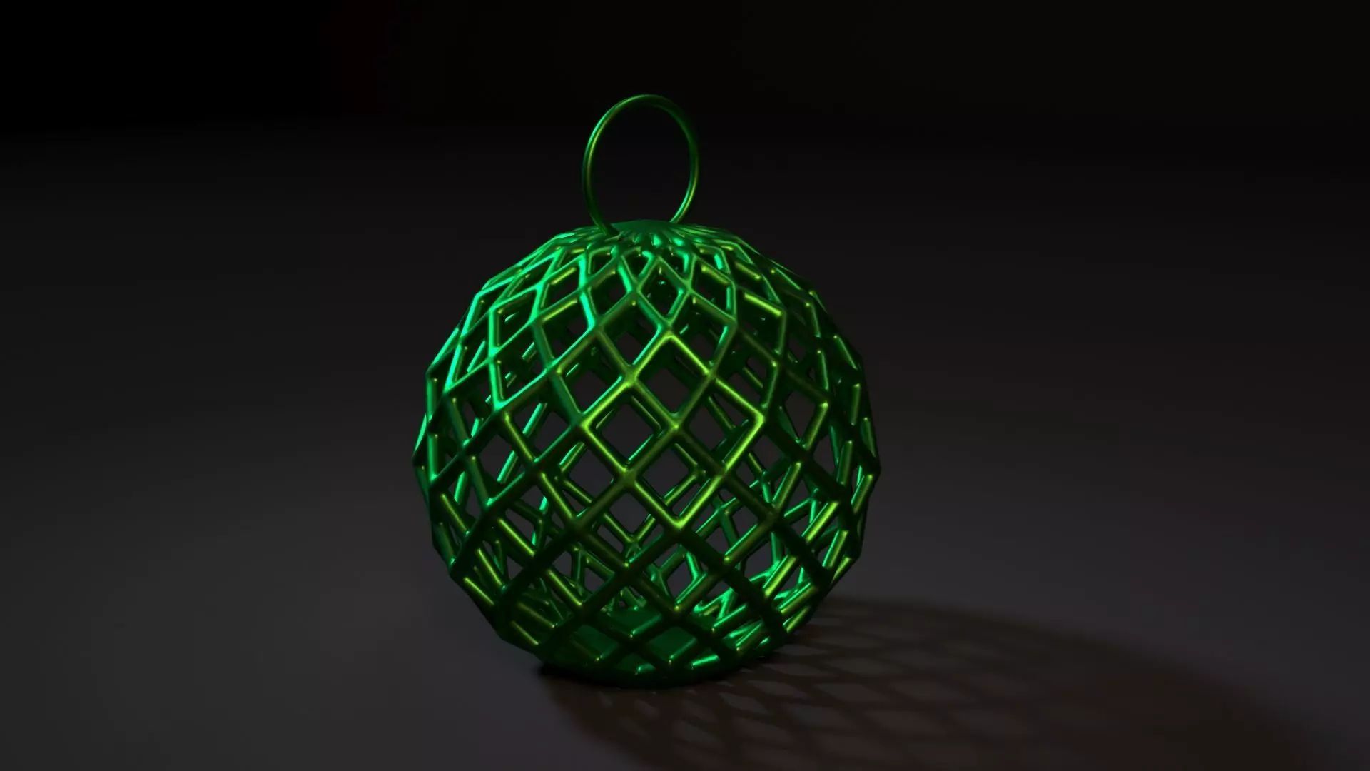 Christmas ball Christmas decoration 3D print model_0
