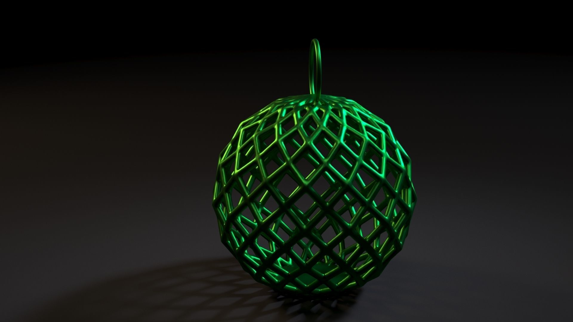 Christmas ball Christmas decoration 3D print model_2
