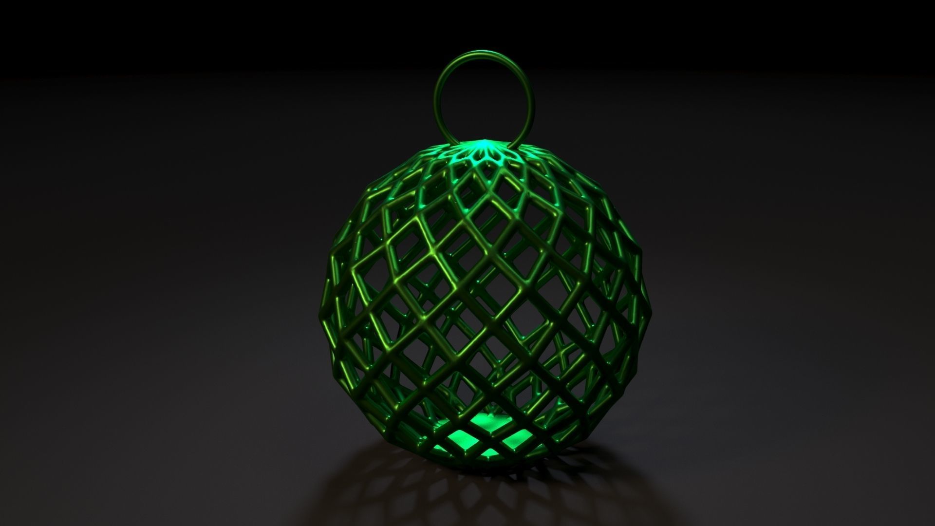 Christmas ball Christmas decoration 3D print model_1