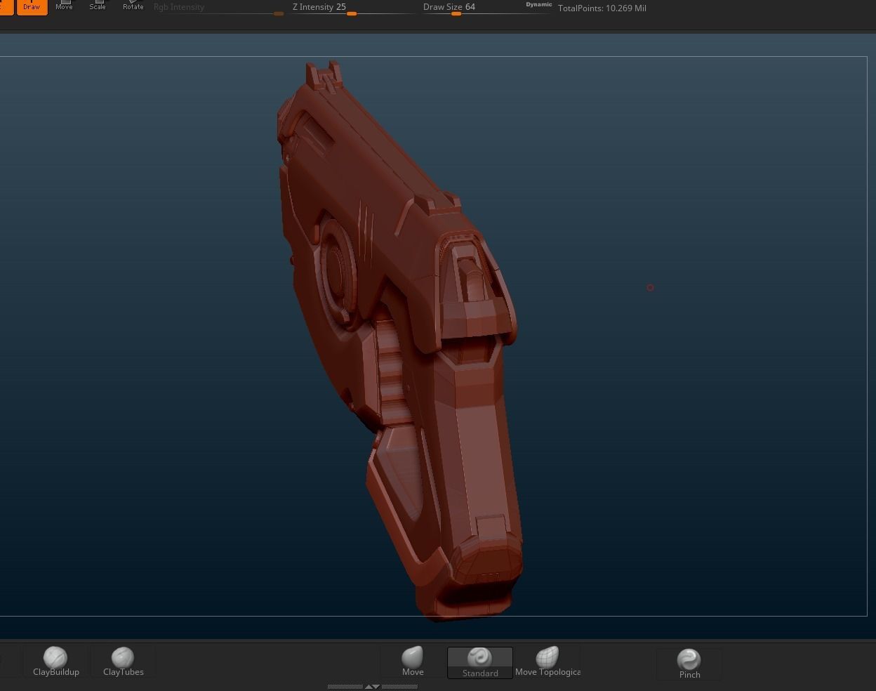 Tracer Gun 3D model_2