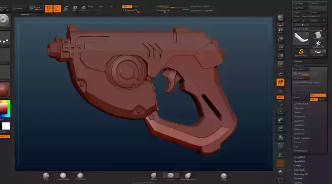 Tracer Gun 3D model