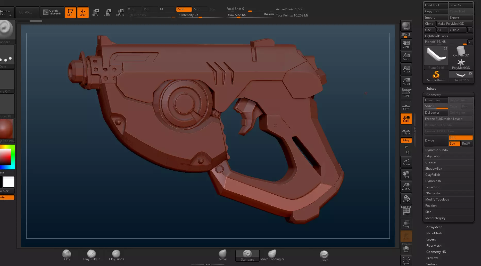 Tracer Gun 3D model_0