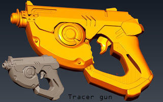Tracer Gun 3D model_3