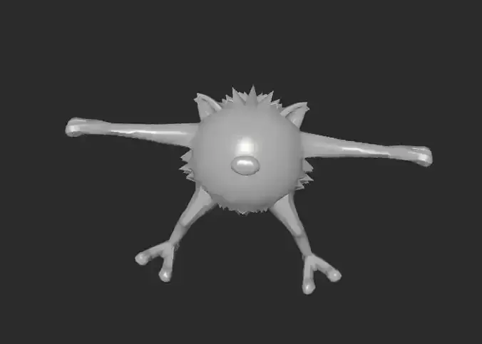 MakeIT Pokemon Mankey 3D model