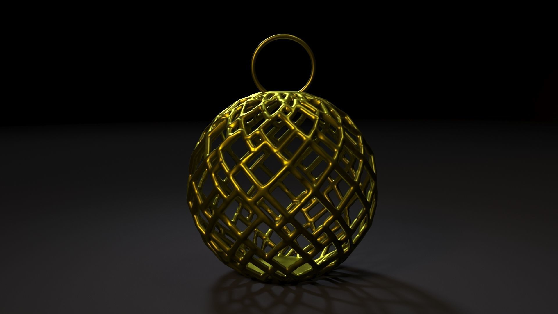 Christmas ball Christmas decoration 3D print model_1