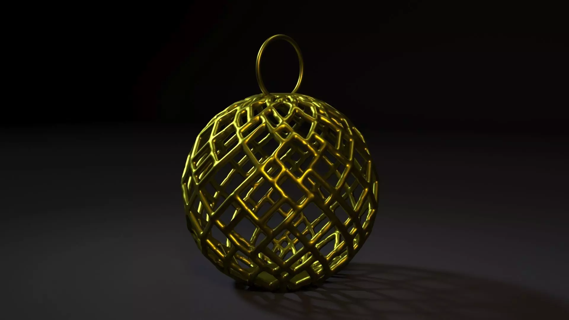 Christmas ball Christmas decoration 3D print model_0