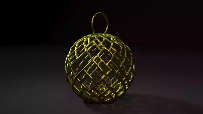 Christmas ball Christmas decoration 3D print model