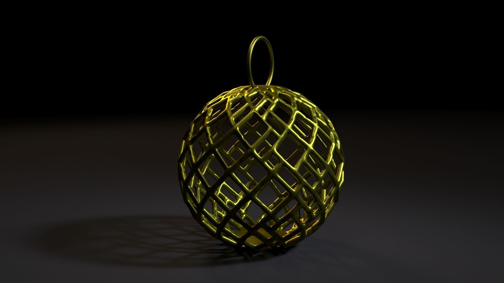 Christmas ball Christmas decoration 3D print model_3