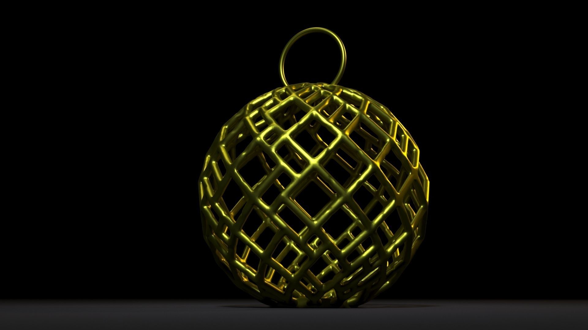 Christmas ball Christmas decoration 3D print model_5