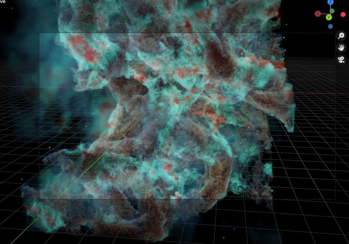 nebula galaxy Free 3D model_2