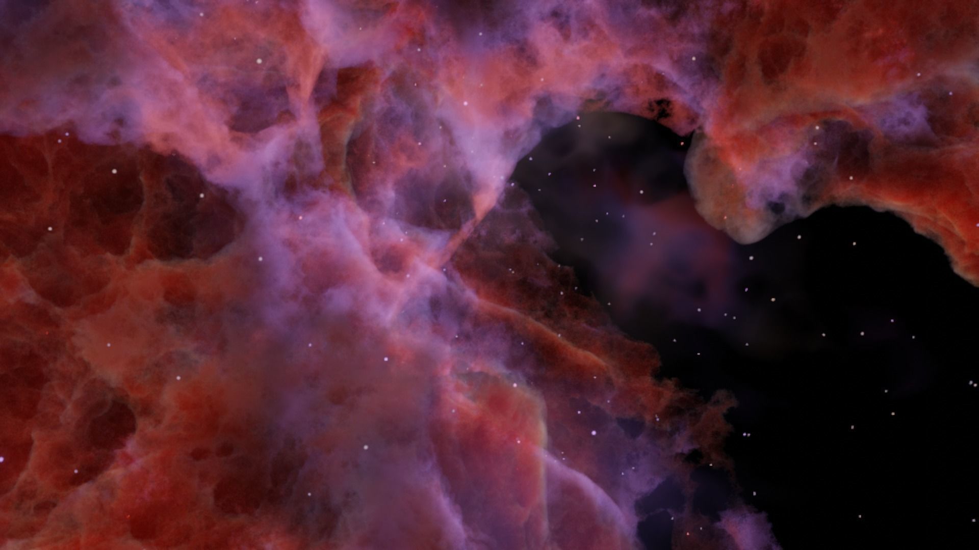 nebula galaxy Free 3D model_1