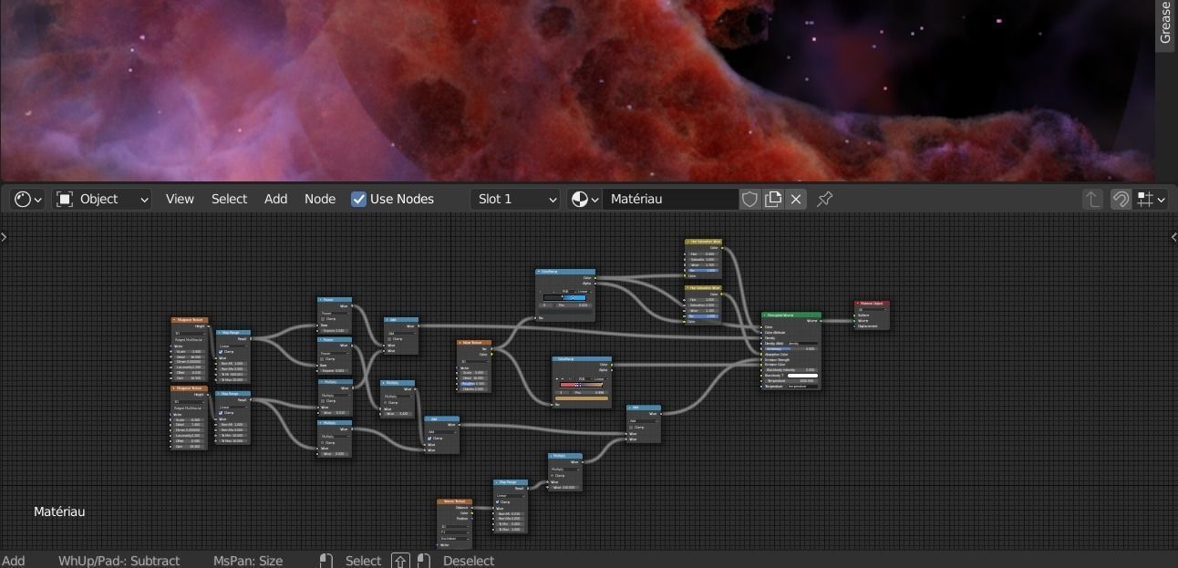 nebula galaxy Free 3D model_3