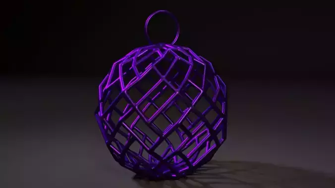 Christmas ball Christmas decoration 3D print model