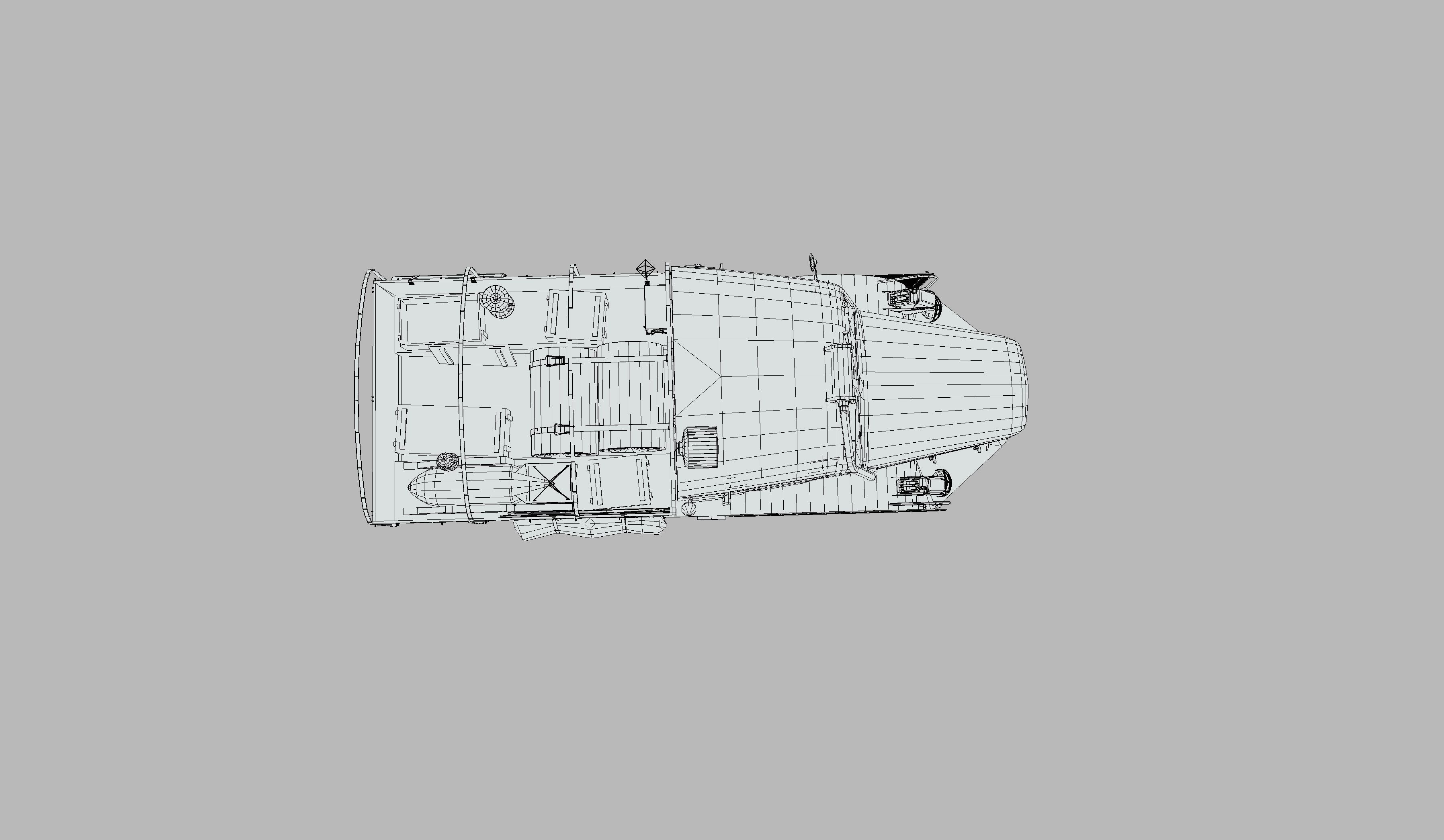 Skoda Radschlepper Ost  Low-poly 3D model_13