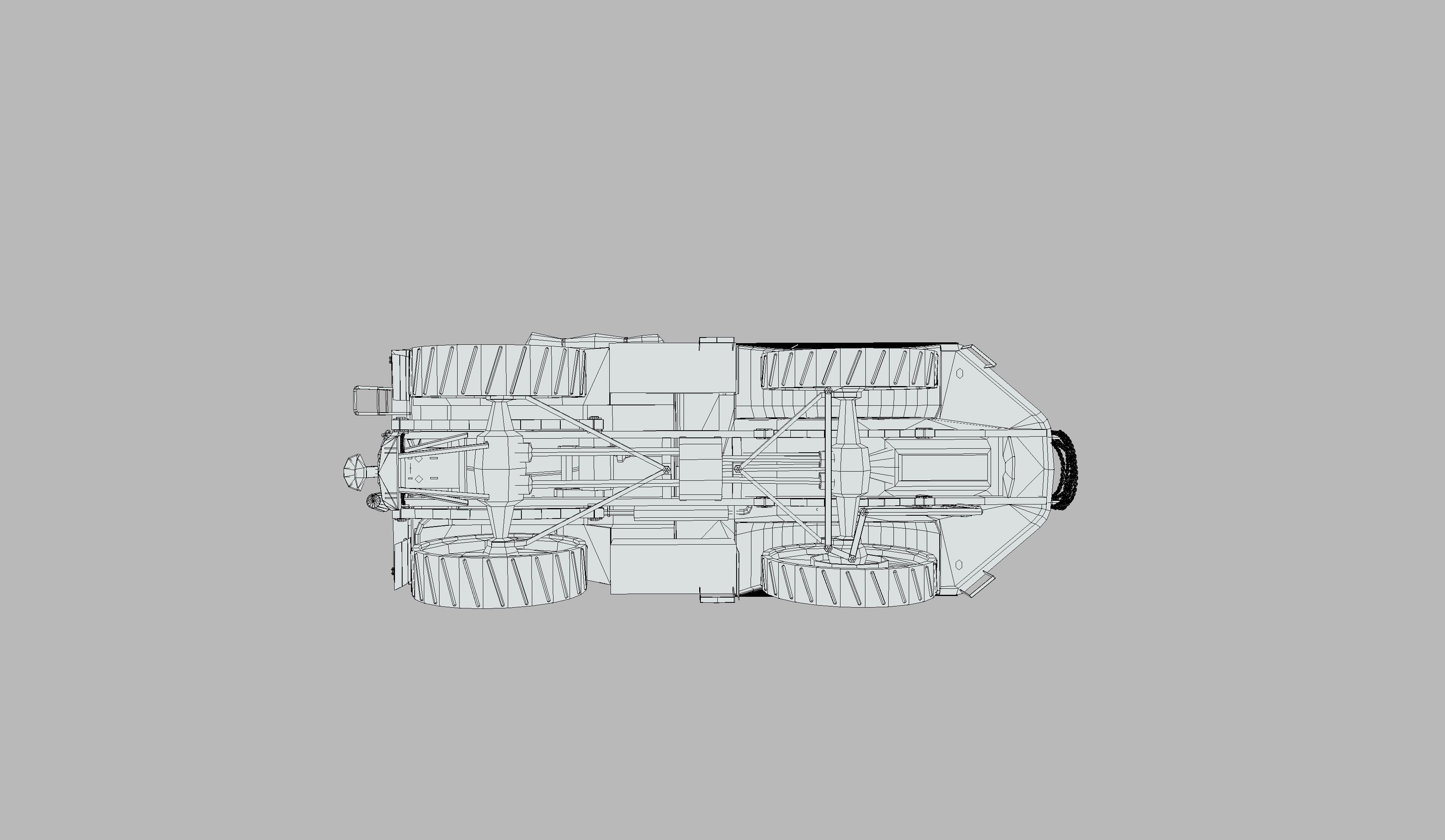 Skoda Radschlepper Ost  Low-poly 3D model_14