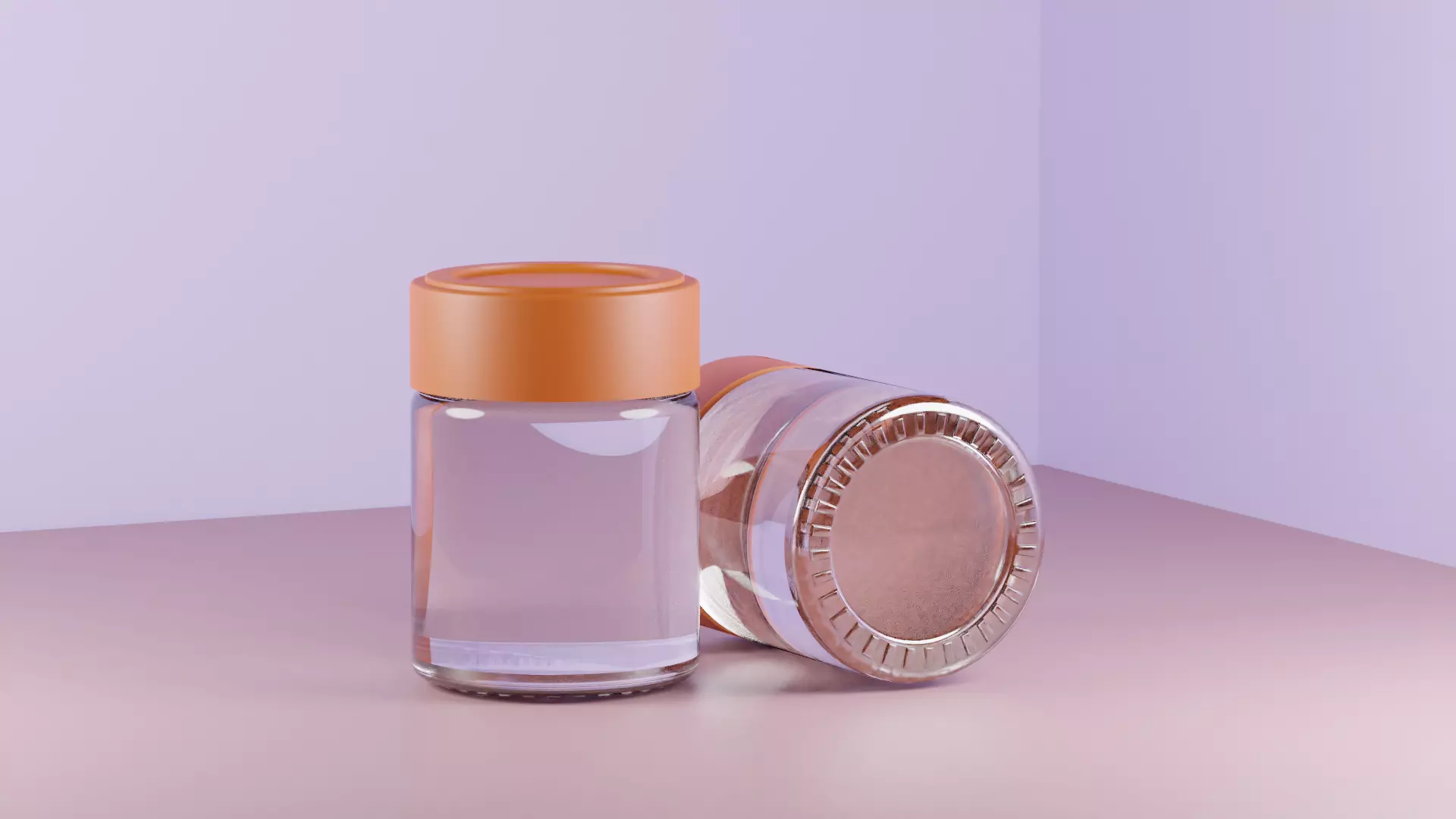 Bottle glass Free 3D model_0