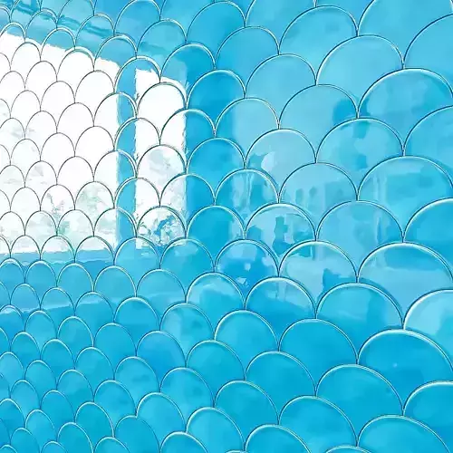 Fish Scale Tile 3D model
