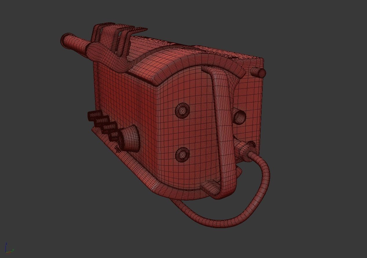 Ambulance Equipment with Stretcher 2 3D model_37