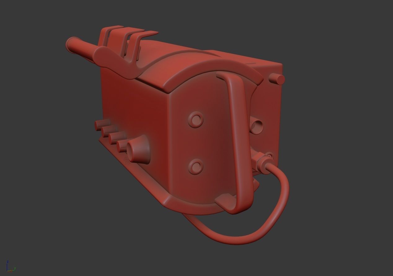 Ambulance Equipment with Stretcher 2 3D model_36