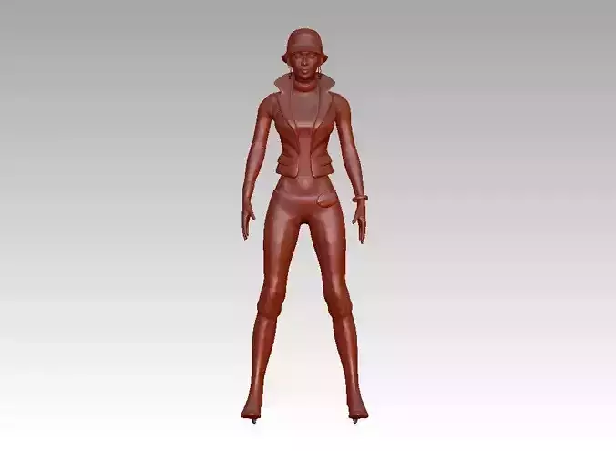 fashion girl figurine