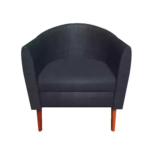 Armchair upholstered chair 3D model