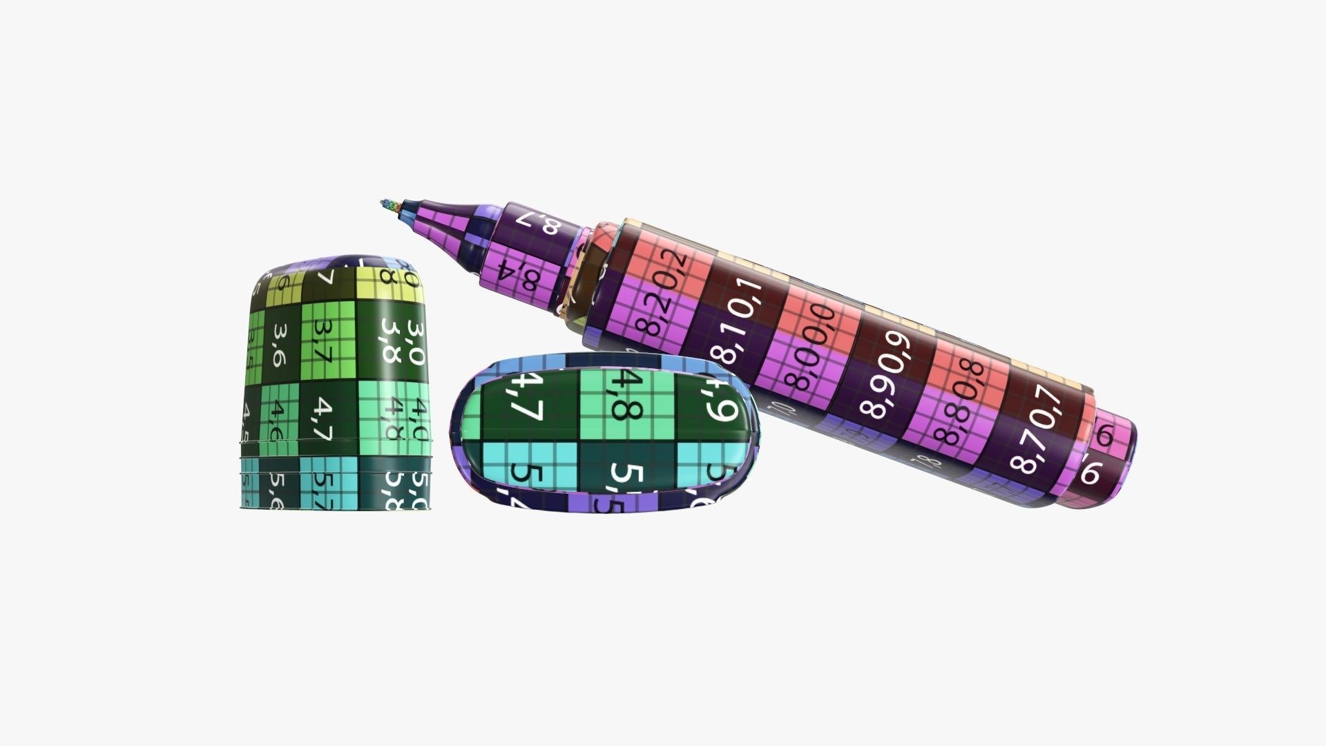 Correction pen 3D model_11