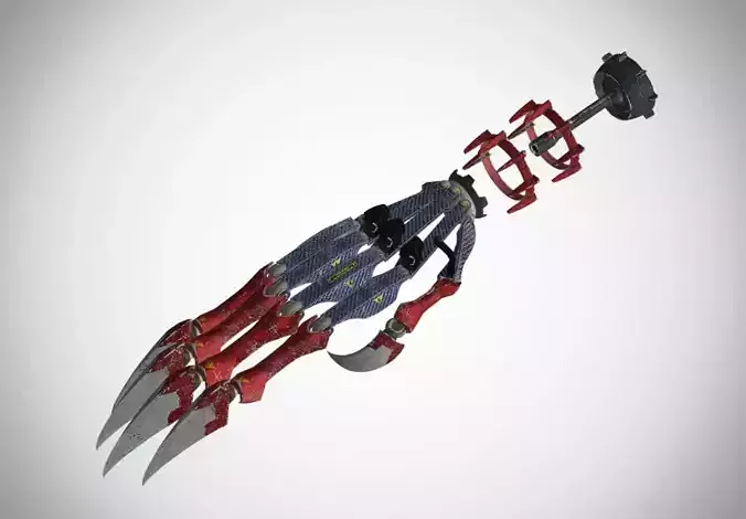Character Robot Hand - Buster Arm 3D model