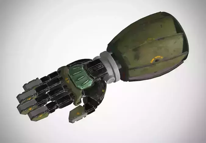 Character Robot Hand - Gerbera 3D model
