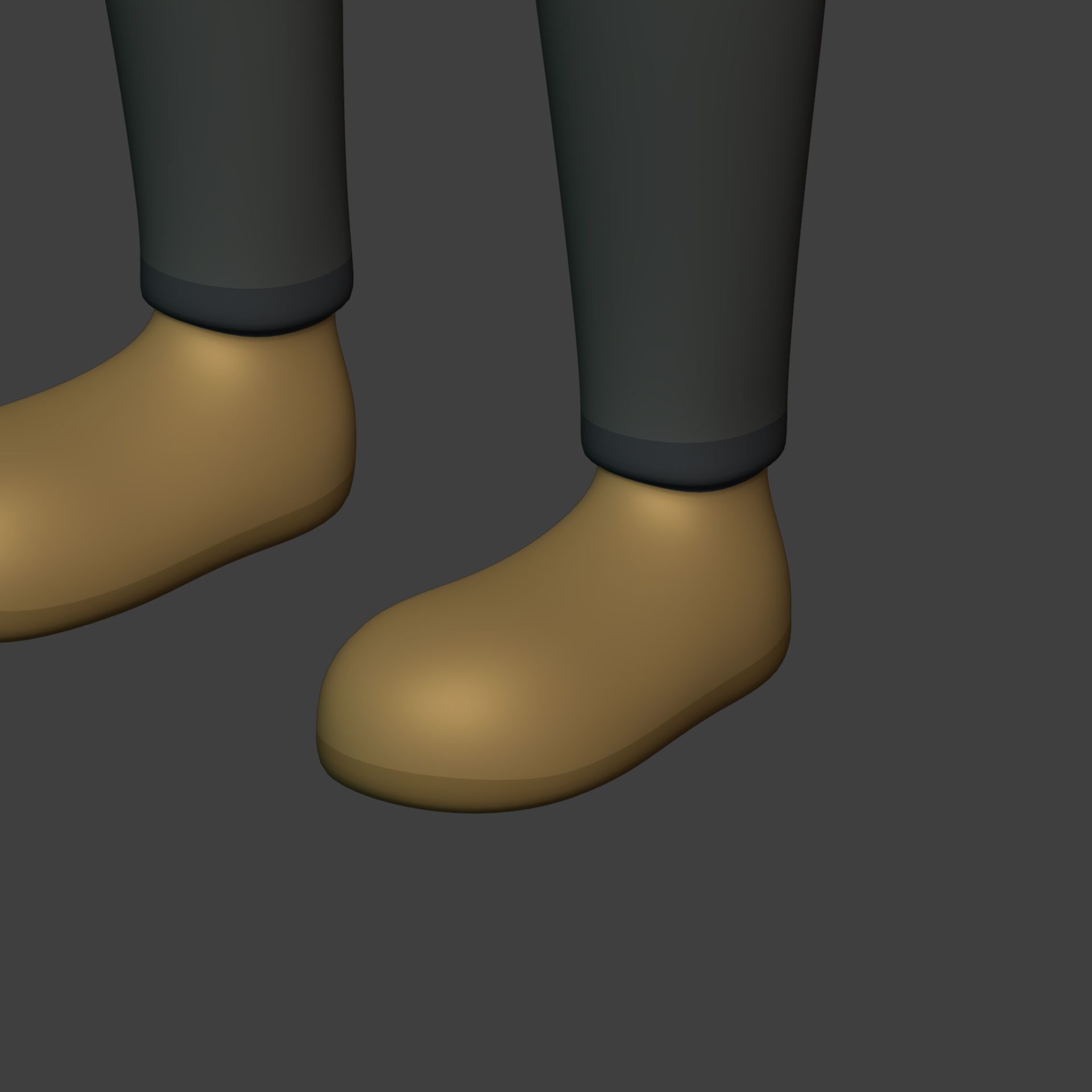 Cartoon Character - Man - Stickman - High Quality IK and FK Rig Low-poly 3D model_18