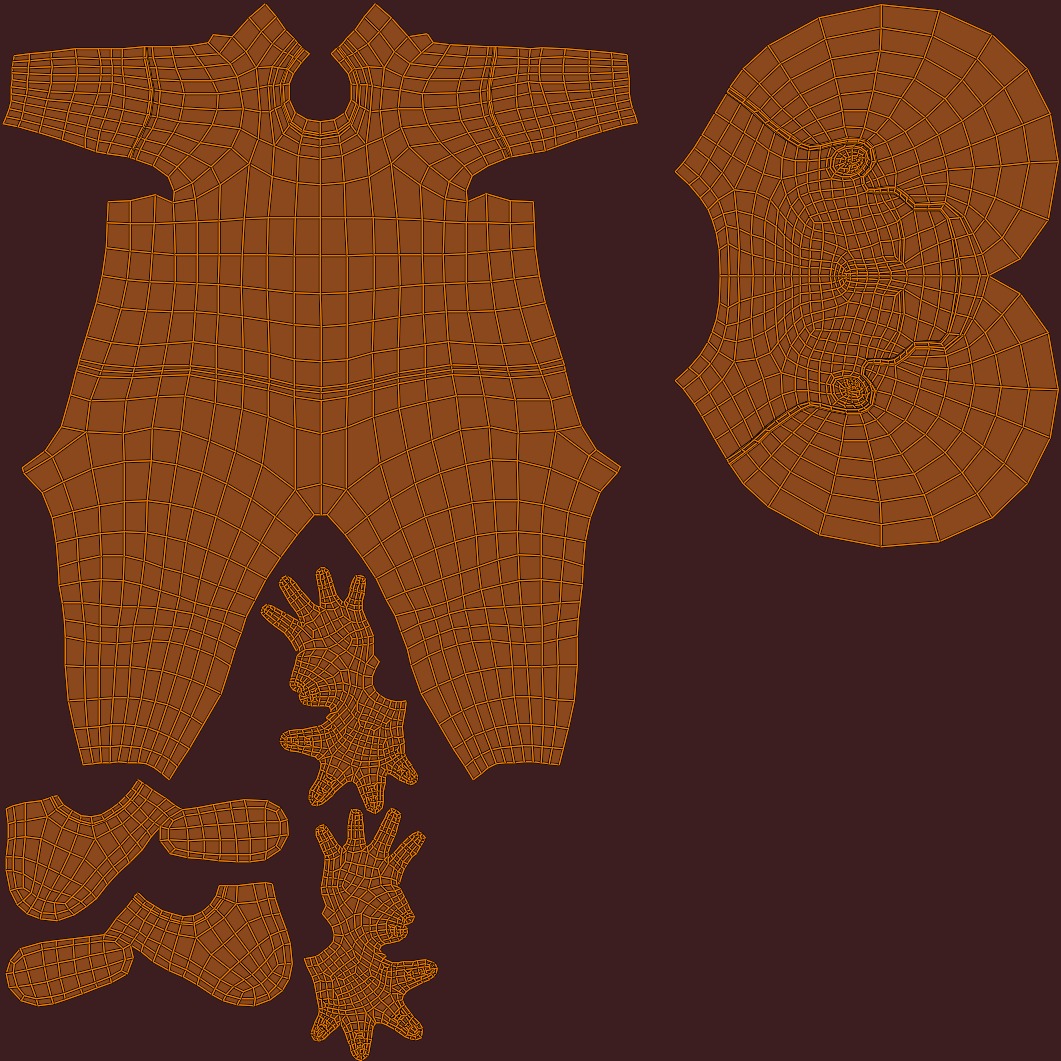 Cartoon Character - Man - Stickman - High Quality IK and FK Rig Low-poly 3D model_4