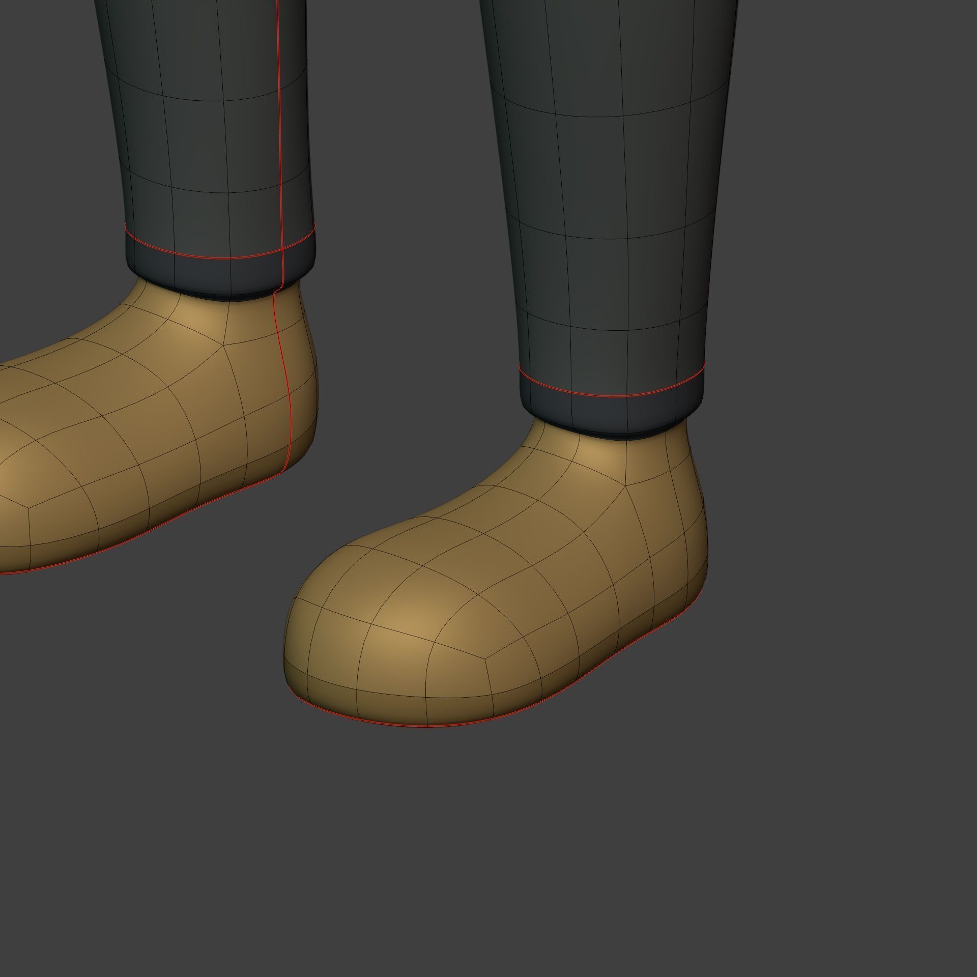 Cartoon Character - Man - Stickman - High Quality IK and FK Rig Low-poly 3D model_19